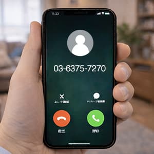 「0363757270」はauフィナンシャルサービスから着信